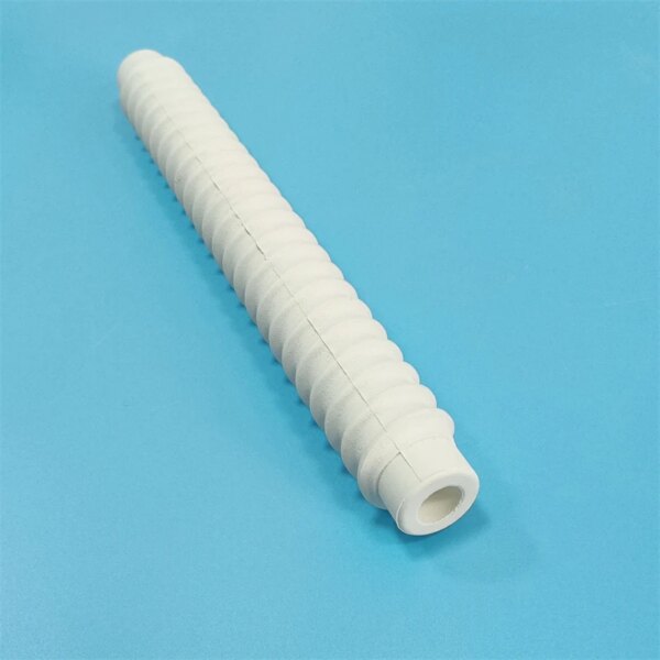 1300C spiral groove alumina ceramic tube - Image 2
