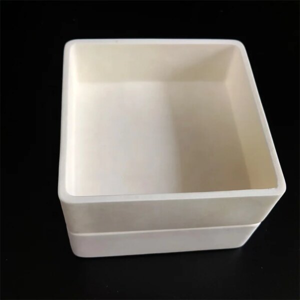 250*250*100mm 1800C High Purity Alumina Ceramic Tray Al2o3 Crucible for Melting - Image 3