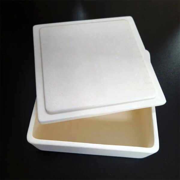 250*250*100mm 1800C High Purity Alumina Ceramic Tray Al2o3 Crucible for Melting - Image 6