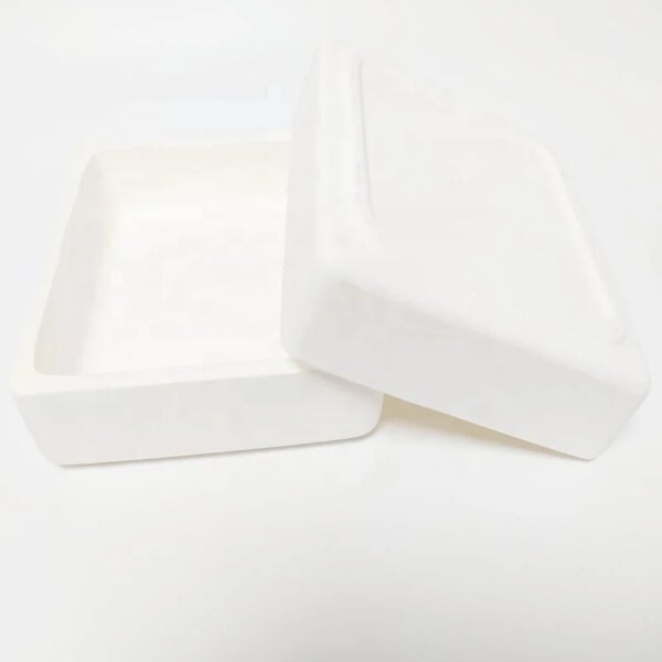 99.5% Aluminum Oxide Al2o3 Alumina Ceramic Saggar Box for Industrial Furnace - Image 4