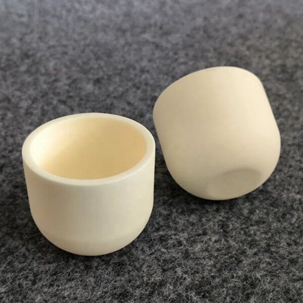 99.7% 99% Alumina Al2o3 Ceramic 50ml Corundum Crucible for Glass Melting Pot - Image 3