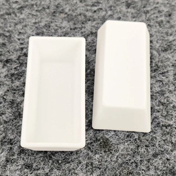 99 Alumina Flat Base Square Boat Crucibles - Image 4