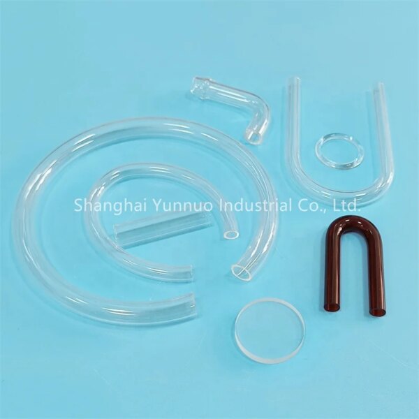 Accessories Clear Quartz Glass Test Tube Quartz Sample Pipe For Lab - Image 2