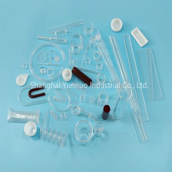 Accessories Clear Quartz Glass Test Tube Quartz Sample Pipe For Lab - Image 4