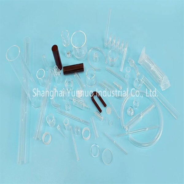 Accessories Clear Quartz Glass Test Tube Quartz Sample Pipe For Lab - Image 5