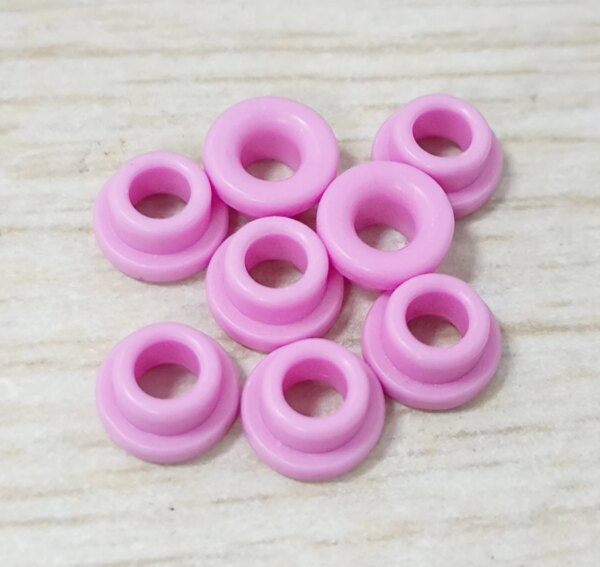 Alumina 95 ceramic red textile ceramic bead thread passing ceramic ring Support customization - Image 2