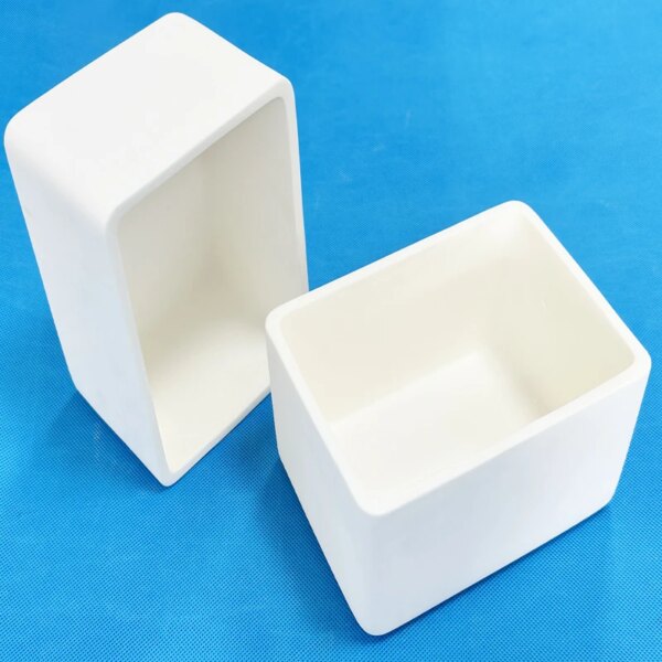 Alumina Ceramic Rectangle Bottom Crucibles - Image 3