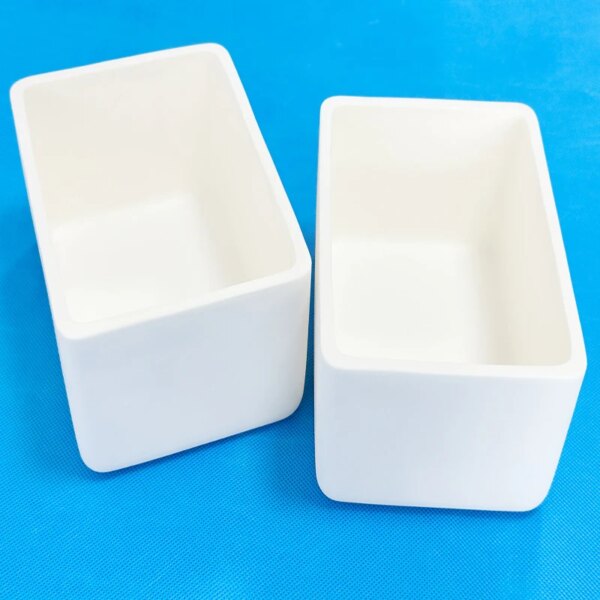 Alumina Ceramic Rectangle Bottom Crucibles - Image 4