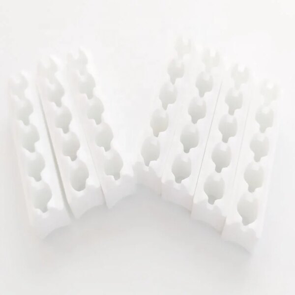 Beige grey steatite ceramic band heater channel for heating strip - Image 4