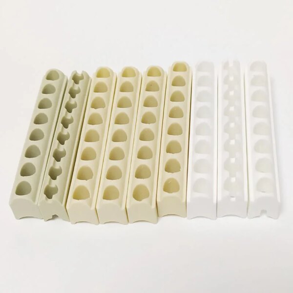 Beige grey steatite ceramic insulating bricks for band heater channel - Image 6