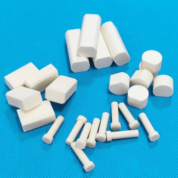 CNC Customized C799 99.7% Aluminum Oxide Alumina Al2o3 Ceramic Stud Nail Button Tight Tolerance - Image 2