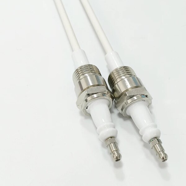 China Furnace Alumina Ceramic ignitor Electrode Two Probe Igniter Ignition Electrode Needle with Wire Assembly Replacement - Image 5