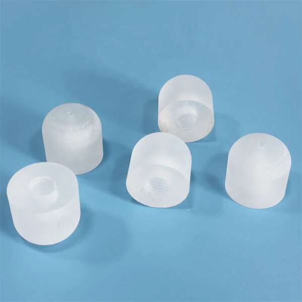 Clear Quartz Glass Plates Disc Machined Quartz Screw Part for Heating - Image 5