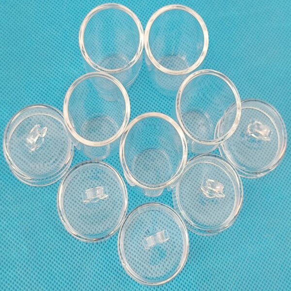 Clear/transparent Quartz Glass Crucible With Lid - Image 6