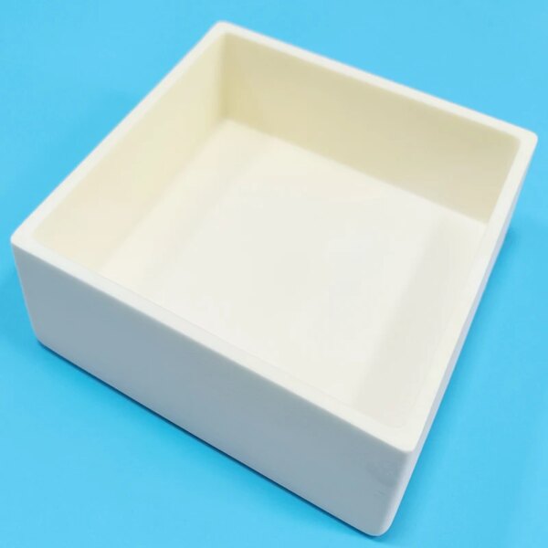 Corundum Mullite Ceramic Sagger Tray Crucible for Refractory Kiln Battery Cathode Material - Image 2