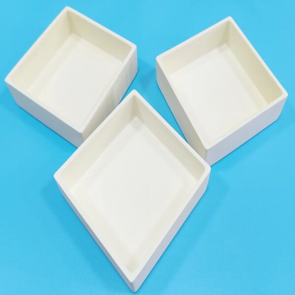 Corundum Mullite Ceramic Sagger Tray Crucible for Refractory Kiln Battery Cathode Material - Image 6