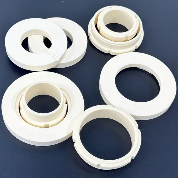 Custom 95% 99% Aluminum Oxide Alumina Ceramic Tube Disc Plunger Shaft Piston - Image 6