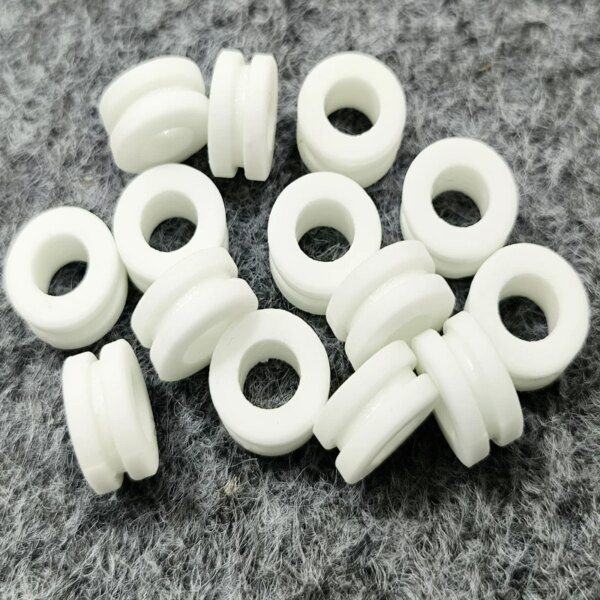 Customizable 99 Alumina Ceramic Wheel Mechanical Ceramics with Moulding Processing Service Thread Passing Wheel - Image 3