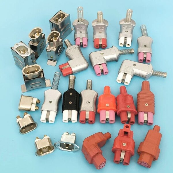 European Plugs 2 Pin Round Male And Female Connectors for Band Heaters Group - Image 5