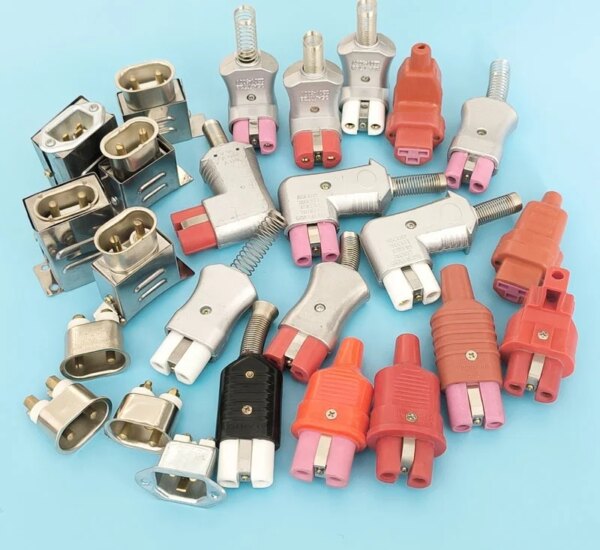 European Plugs 2 Pin Round Male And Female Connectors for Band Heaters Group - Image 6