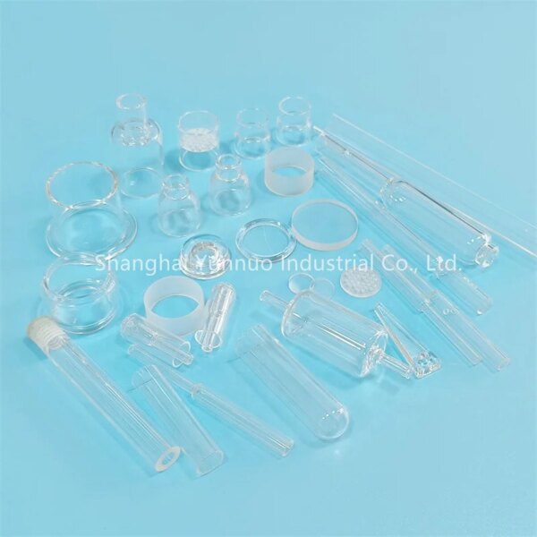Factory Price Transparent Heat Resistant Quartz Glass Tube Both Ends Open Quartz Glass Cylinder - Image 2