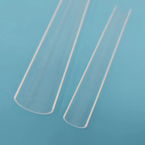 Half Round Quartz Glass Tube - Image 2