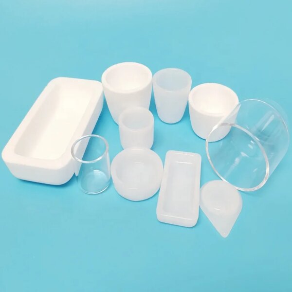High Pure 99.9% SiO2 Fused Silica Melting Dish for Metal Crucible - Image 6