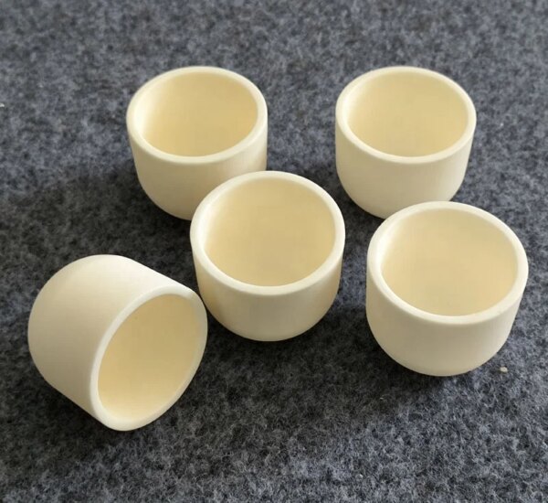 High Purity Cylindrical Al2o3 Ceramic Corundum Aluminum Oxide Crucible for Laboratory melting - Image 2