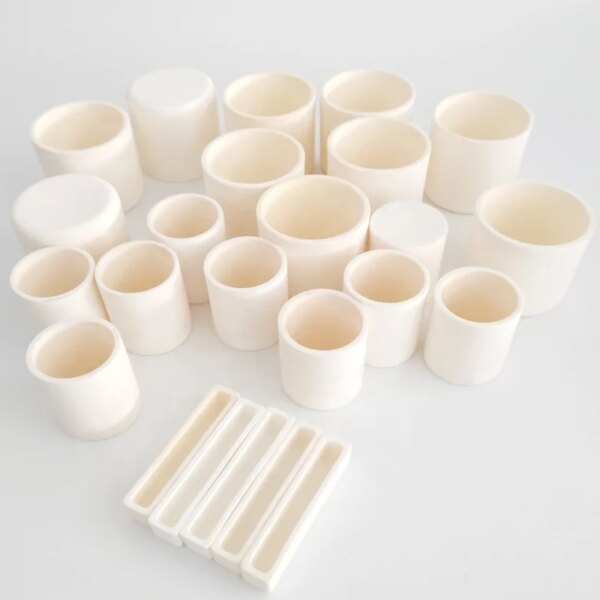 High Purity Rectangular 95% 99%  Al2o3 Alumina Aluminium Oxide Ceramic Crucible Boats for Lab Melting - Image 3