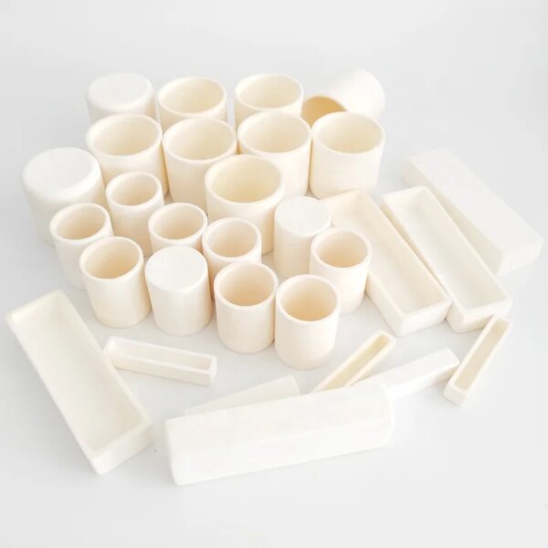 High Purity Rectangular 95% 99%  Al2o3 Alumina Aluminium Oxide Ceramic Crucible Boats for Lab Melting - Image 6