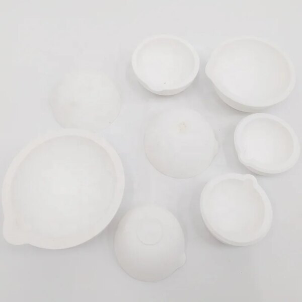 High Quality Sio2>99% Fused Silica Quartz Ceramic Crucible Bowl Dish Cup for Furnace Melting Casting Refining Gold Silver - Image 2