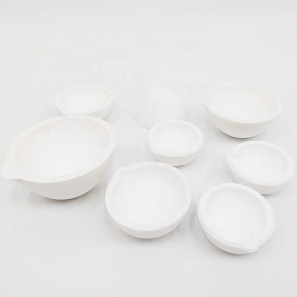 High Quality Sio2>99% Fused Silica Quartz Ceramic Crucible Bowl Dish Cup for Furnace Melting Casting Refining Gold Silver - Image 4