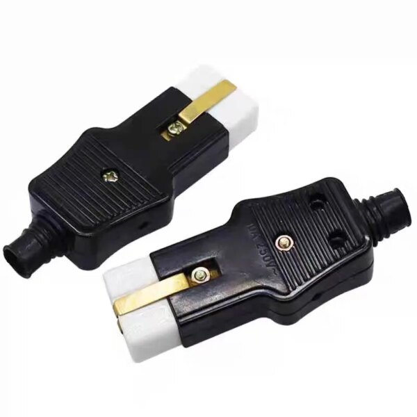 High Temperature Electrical Heater Plug 2 or 3 Pin Straight Ceramic Plug Socket Connector - Image 2