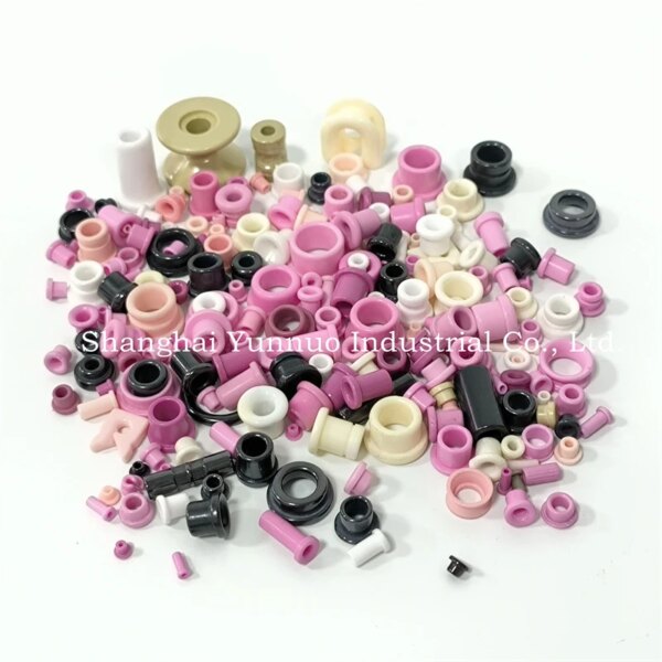In Stock Fine Polished Grooved Ceramic Wire Eyelet Guides in Yarn Machine - Image 2