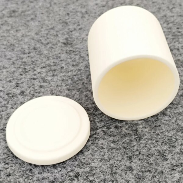 Industrial Metal Melting Gold Ceramic Crucible with lid - Image 4