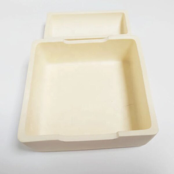 Large Rectangular 99% Alumina Ceramic Combustion Boat for Industrial Analysis - Image 2