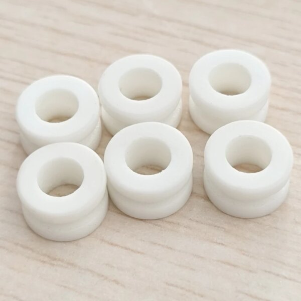 Manufacturer High Performance Electrical Insulating Technical Steatite Ceramic Beads Head Insulator - Image 3