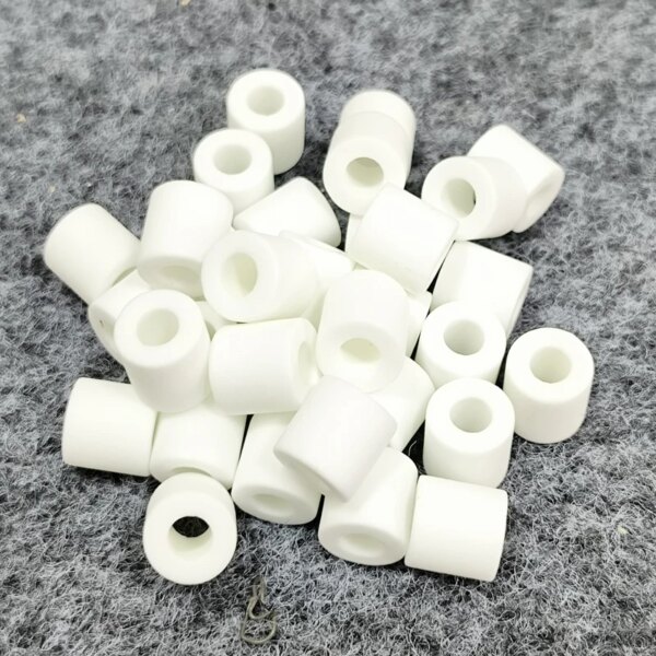 Manufacturer High Performance Electrical Insulating Technical Steatite Ceramic Beads Head Insulator - Image 4