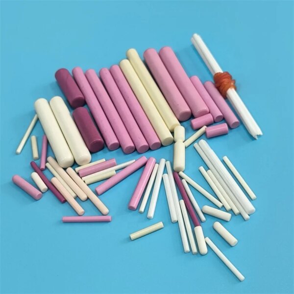 Manufacturers Customized 95%-99% Alumina Engineering Ceramic Cylinder shaft, Rods, Pin 0.8*6mm - Image 4
