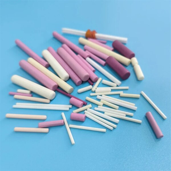 Manufacturers Customized 95%-99% Alumina Engineering Ceramic Cylinder shaft, Rods, Pin 0.8*6mm - Image 5