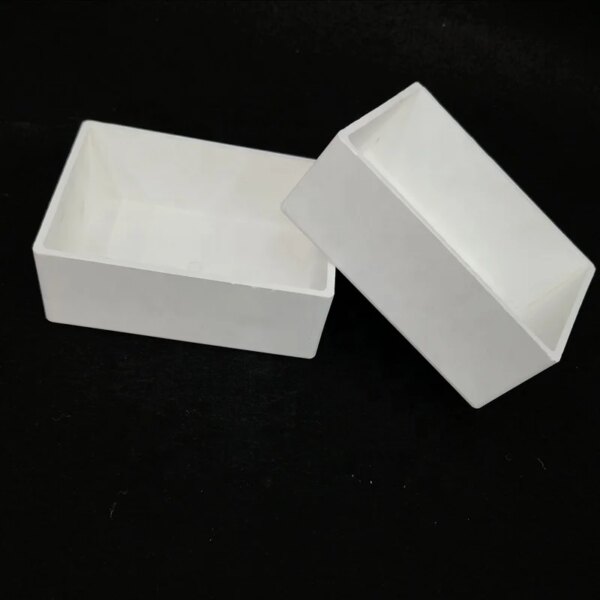 MgO Ceramic Magnesium Oxide Ceramic Rectangular Crucible Boat for Lab - Image 5