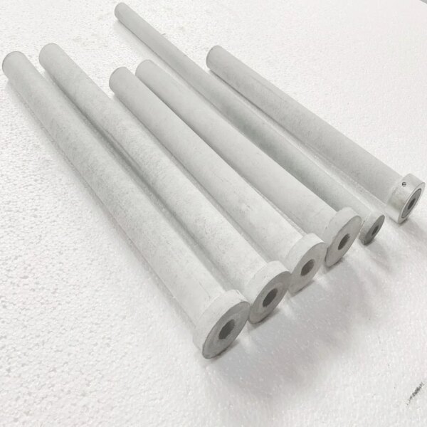 NSiC Silicon Nitride ( Si3n4 ) Bonded Silicon Carbide ( SiC ) Ceramic Thermocouple Protection Tube for Sheath - Image 3