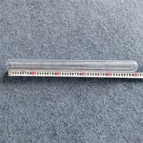 OD45 ID38 Length498mm Customized One End Closed Quartz Glass Tube for Laboratory Test - Image 2
