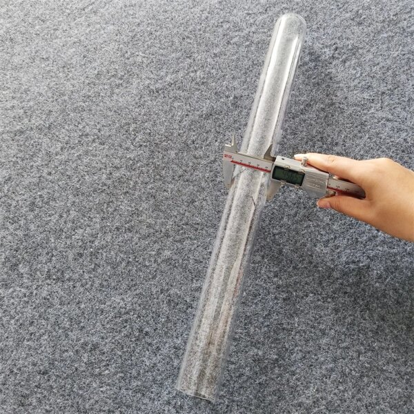 OD45 ID38 Length498mm Customized One End Closed Quartz Glass Tube for Laboratory Test - Image 3