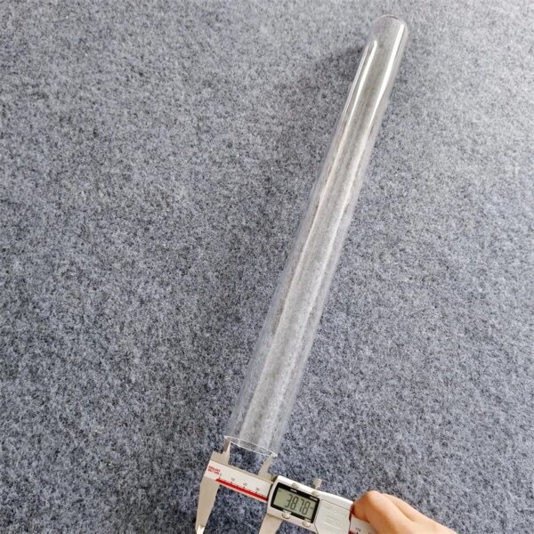 OD45 ID38 Length498mm Customized One End Closed Quartz Glass Tube for Laboratory Test - Image 4