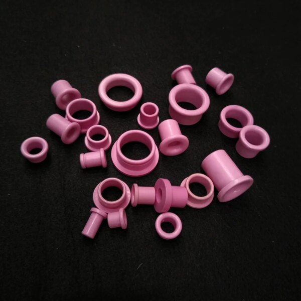 Pink Eyelet Pulley Alumina Thread Textile Ceramic Yarn Guide - Image 3