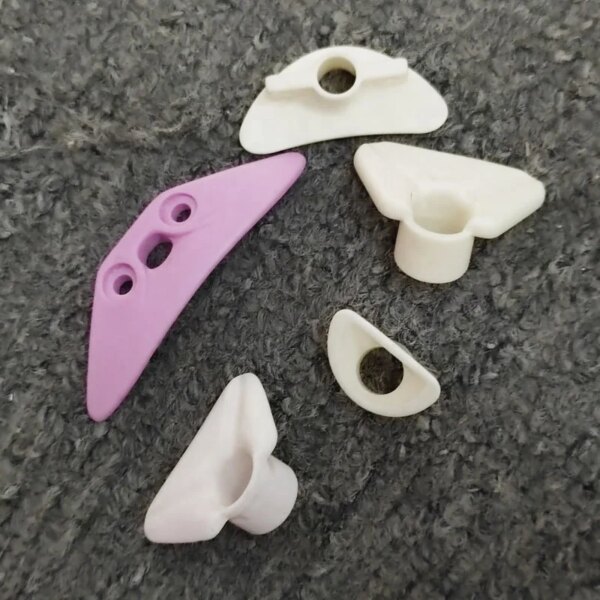 Pink Wear Resistant Aluminum Oxide Textile Ceramic Flange Hole Assembly - Image 5