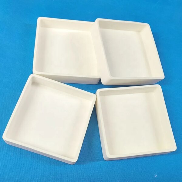 Professional Refractory Square Ceramic Sagger Crucible and Saggar Box 200*200*50mm for Sintering - Image 6