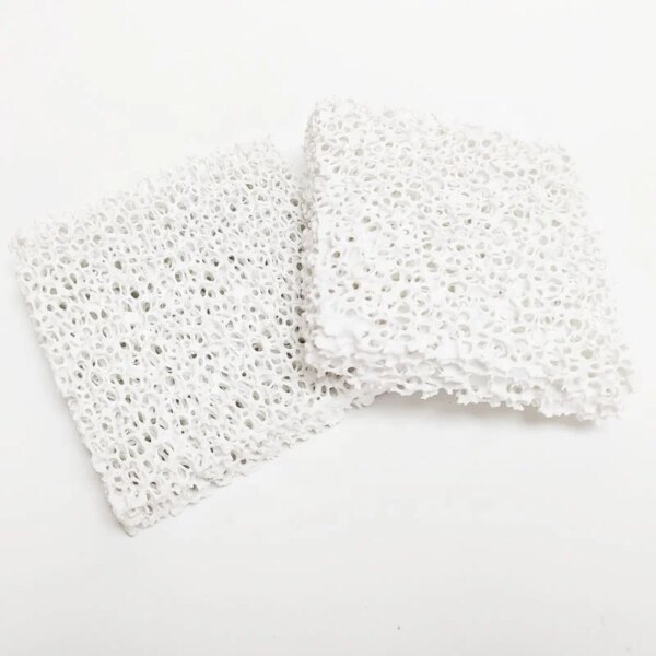 Pure Al2o3 Aluminum Oxide Ceramic Foam High Temperature Insulation for Aluminium Casting - Image 2