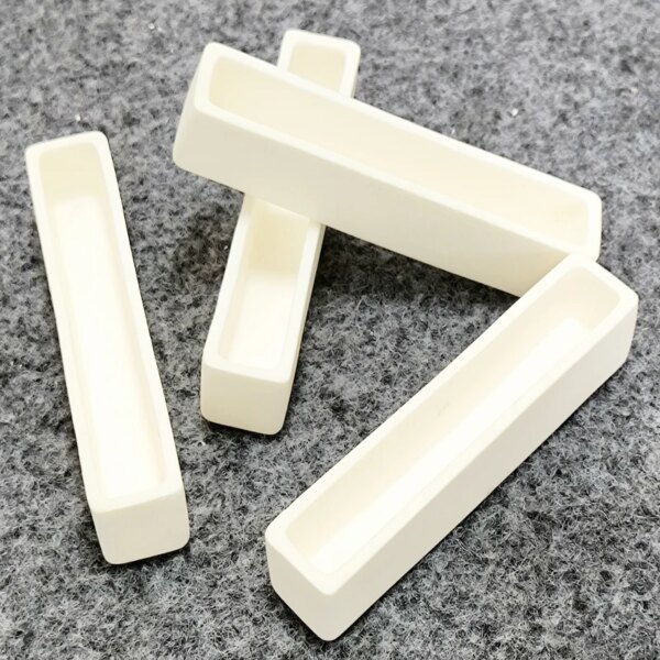 Rectangular refractory ceramic crucible for gold - Image 2